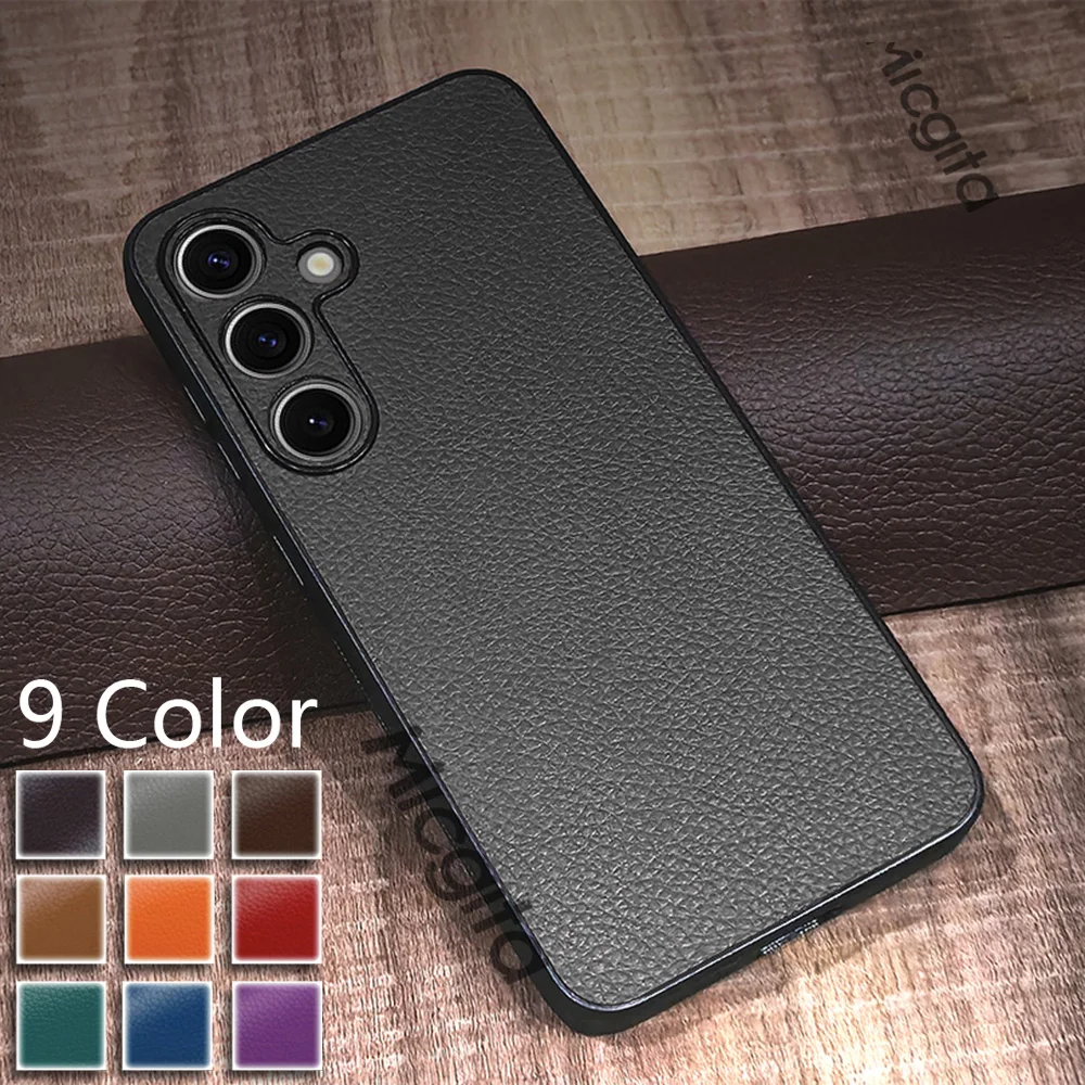 حافظة جلدية فاخرة لهاتف سامسونج جالاكسي F55 غطاء متين مقاوم للصدمات لهاتف سامسونج F55