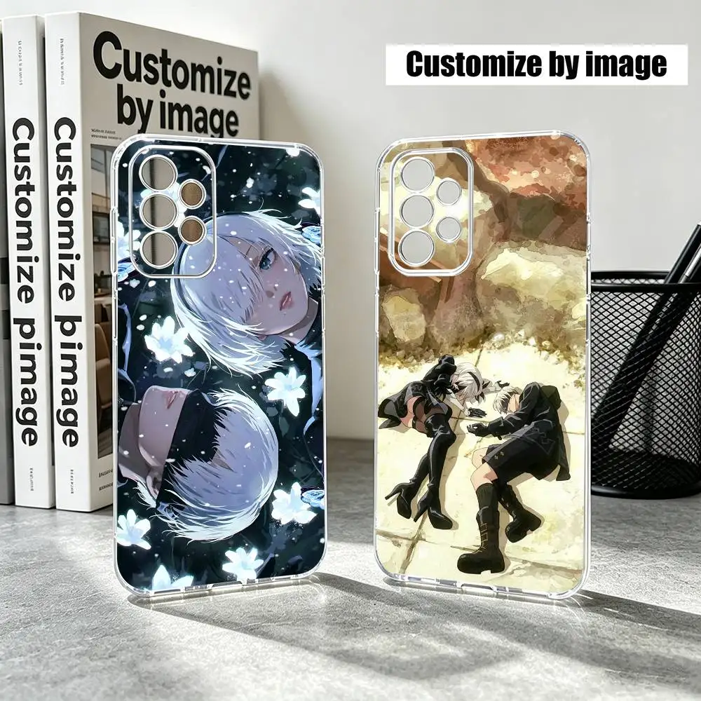 NieR NR-Automata 2B 9S Game   Phone Case Transparent Silicone Soft For Samsung S25,S24,S21,S22,S23,S30,Ultra,S20,Plus,Fe