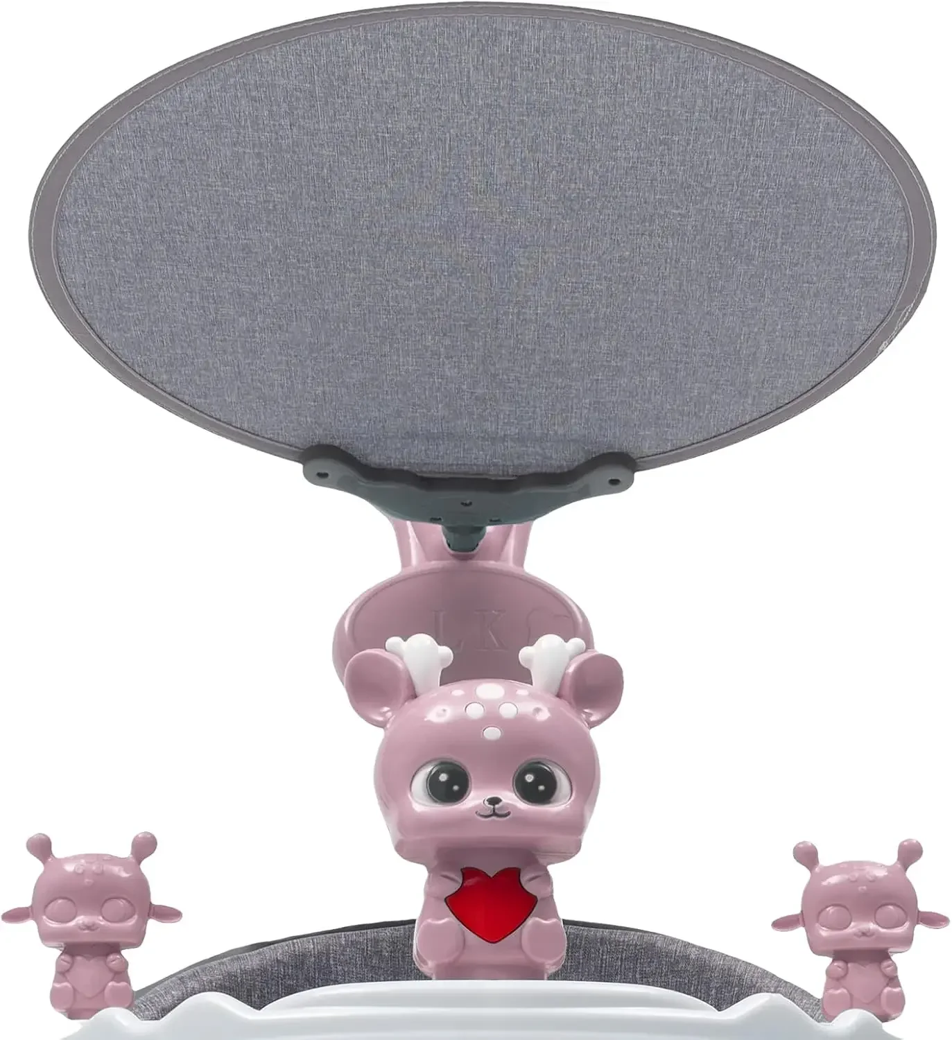 Chodzik dla niemowląt Składany chodzik dla niemowląt o regulowanej wysokości z cichym kołem z PVC Taca do zabawy i tacą dla dzieci w wieku 6-18