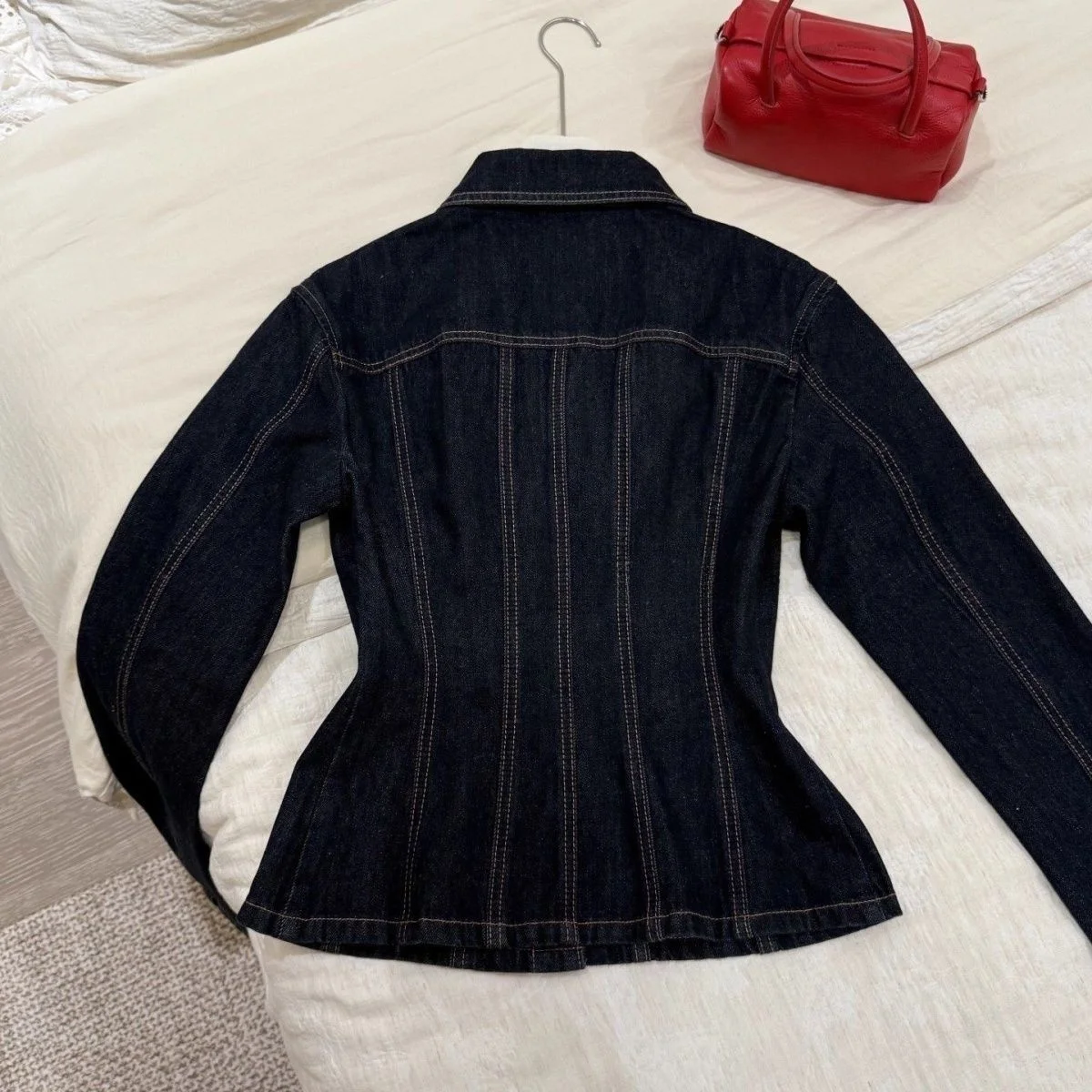 American Retro Washed Denim Jacket Spring Autumn 2026 New Women's Casual Loose Short Top Breathable Long Sleeve Shirt