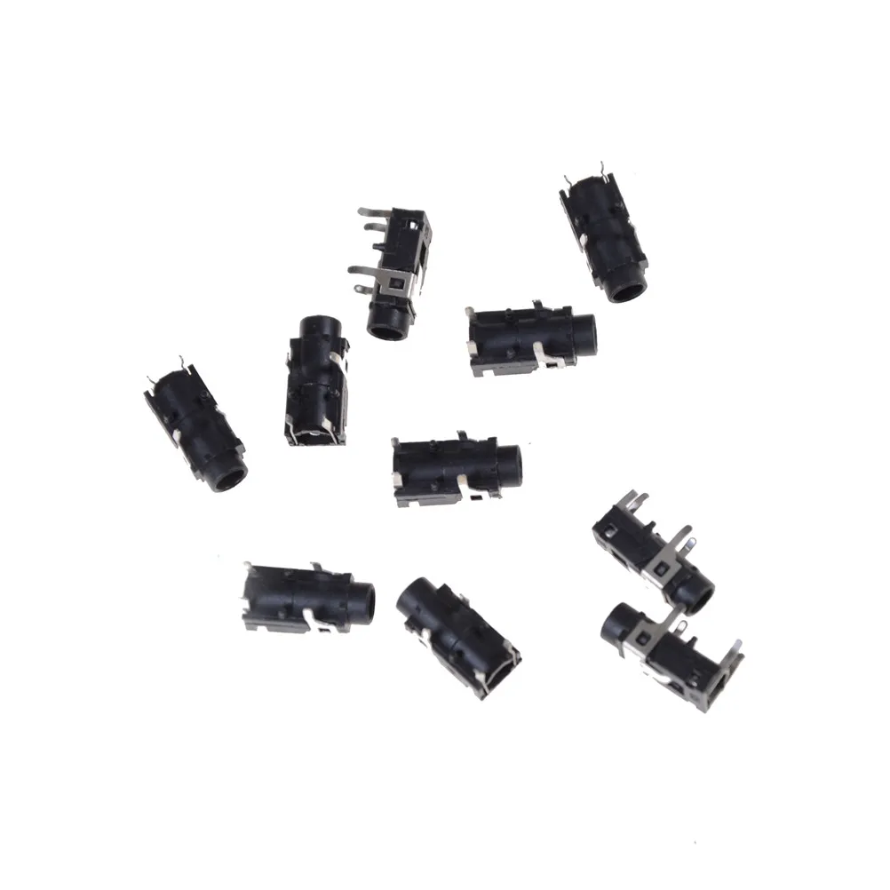 High Quality 0PCS PJ321 3.5mm Female Audio Connector 4 Pin SMT Headphone Jack Socket PJ-321 PCB Mount Stereo Jack