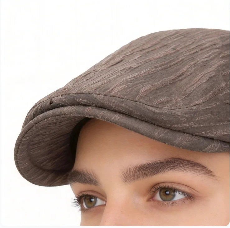 Herren Retro Gatsby Fahrer-Mütze Frühling Sommer Herbst Newsboy-Kappe Entenschnabel-Hut Lässige Baskenmütze Flache Ivy-Mützen – Detail 1