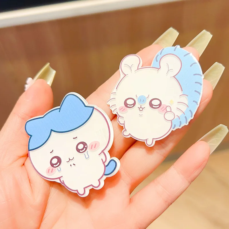 Miniso かわいい新しい漫画 chiikawa jii Xiaoba Usaki ベビーヘアピン甘い学生頭飾りヘアアクセサリー