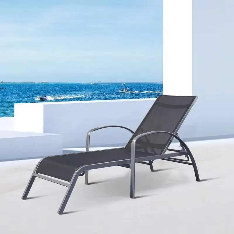 

Black Modern Pool Sunbathing Loungers Sunbathing Outdoor Terrace