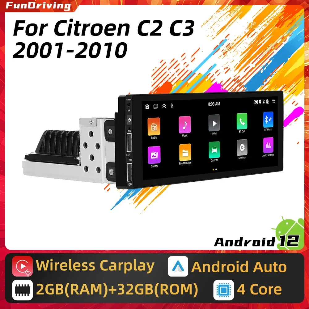 1Din Android Car Mu…