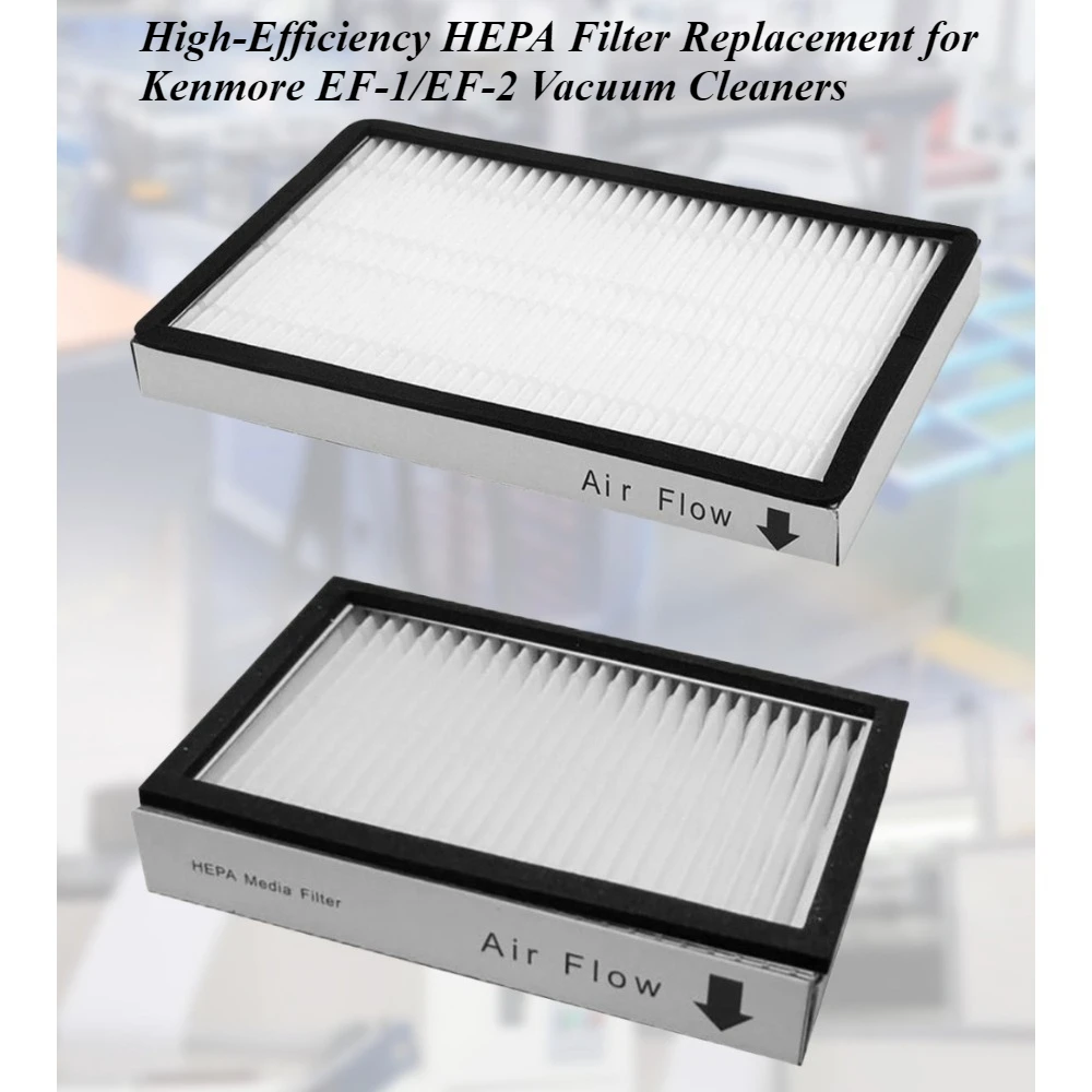 

High-Efficiency HEPA Filter Replacement for Kenmore EF-1/EF-2 Vacuum Cleaners - Dust & Allergen Reduction-2P