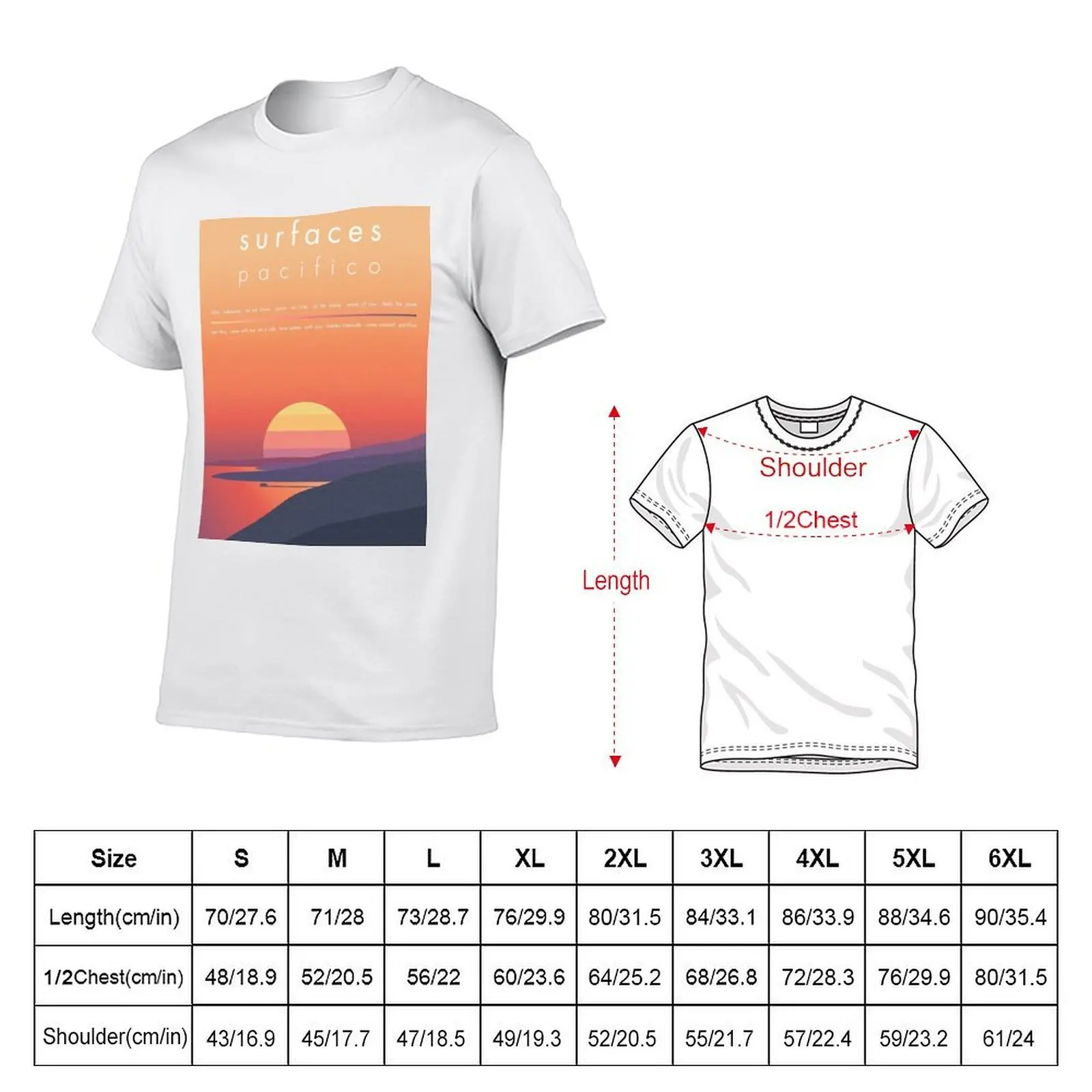 Surfaces Pacificoo T-Shirt graphic tee shirt sweat sweat shirts, men