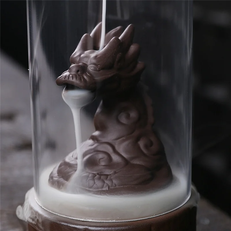 

GIGI A Incense Holder, Backflow Incense Burner Figurine Incense Cone Holders Home Decor Gift Decor Statue Ornaments Dura