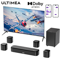 ULTIMEA 7.1 Sound Bar with Dolby Atmos, Surround Sound System for Home Cinema with App Control, 350W Home Bluetooth Speakers