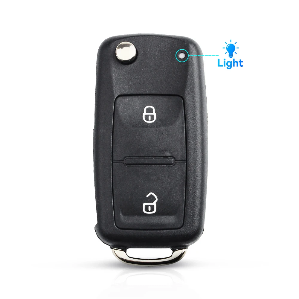 KEYYOU Neue Für VW Volkswagen Golf 4 5 6 Passat B5 B6 Polo Touran MK4 Bora Für Seat Skoda 2 3 tasten Geändert Klapp Auto Schlüssel