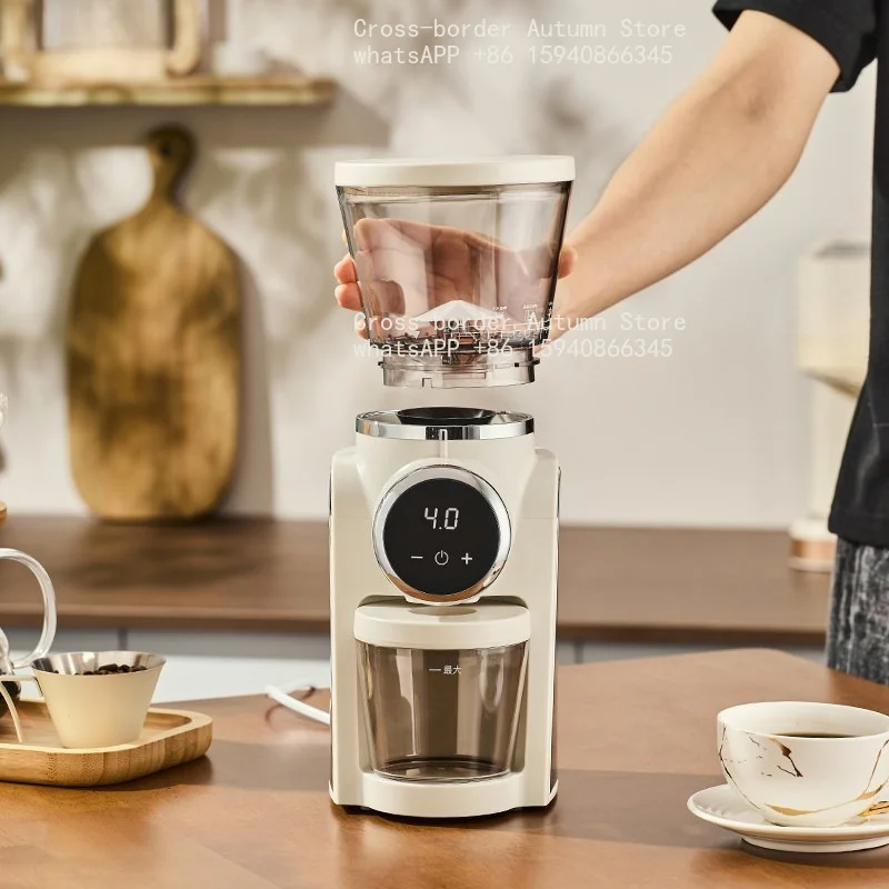 Electric coffee bean grinder, household small hand-brewed Italian grinder, for coffee machine