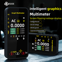 BSIDE Graphic Digital Multimeter High-precision Multitester Resistance Voltage Capacitance Hz Continuity Tester