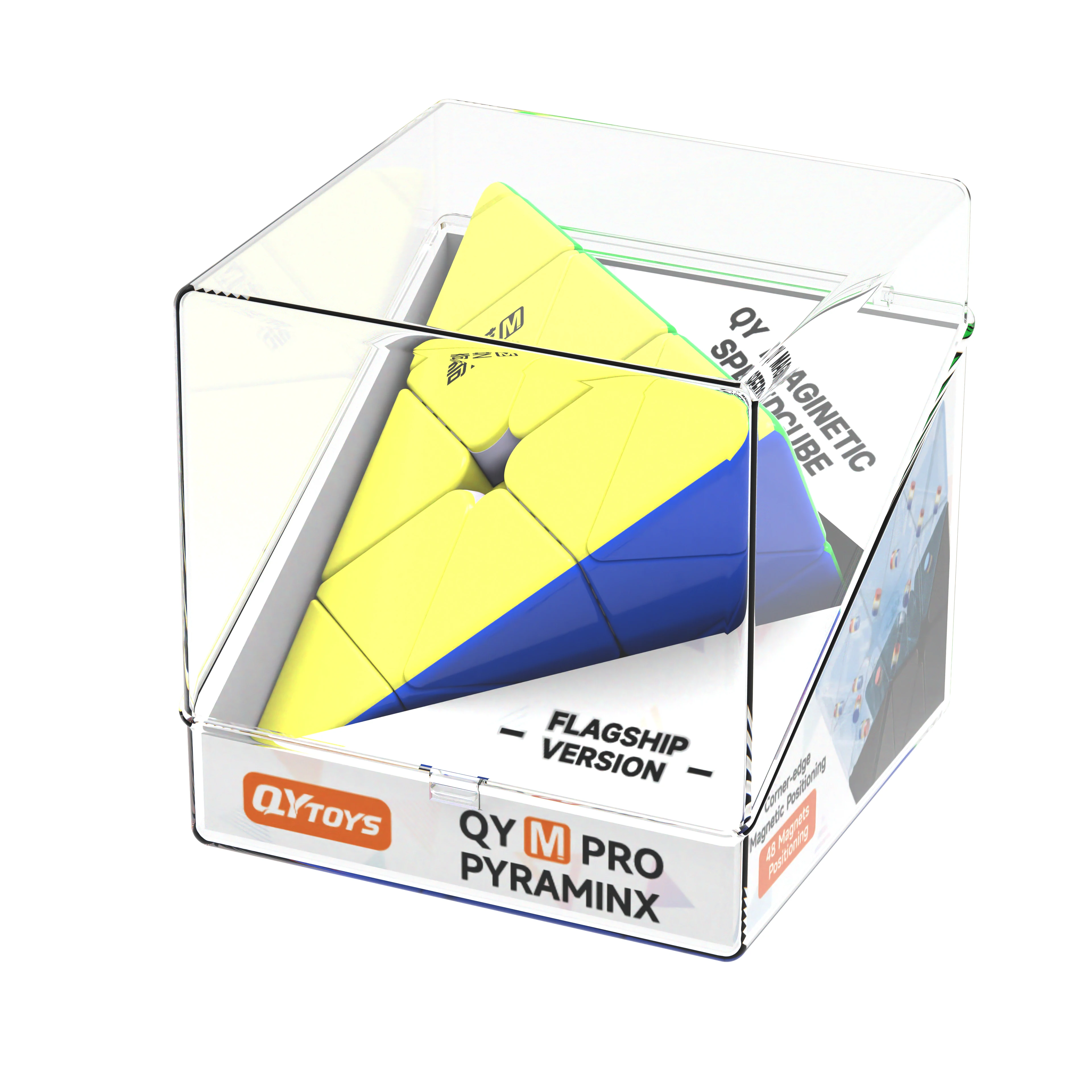 [JudyCube] QIYI M Pro Pyaraminx pioneiro UV Cubo Mágico Magnético Brinquedos Fidget Qiyi Pyraminx Flagship Cubo Mágico Quebra-cabeça