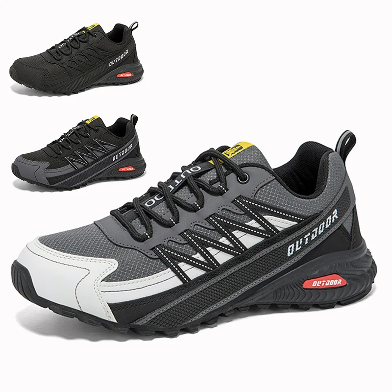 

2026MenWaterproof Hiking Shoes Outdoor Camping Trainers Mountain Climbing Trekking Sneakers Walking Hunting Tactical Boots
