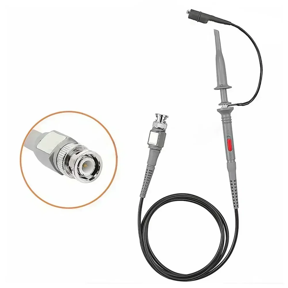 100MHz Oscilloscope Probe Set With Attenuation Slide Switch And Ground Terminal Detachable Hook Tip For Oscilloscope Products