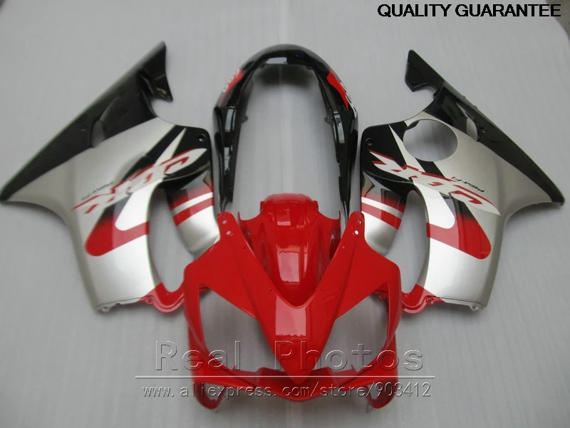 

Injection Mold Fairings For Honda CBR600 F4I 04 05 06 07 Red Silver Black Fairing Kit 2004-2007 CBR600 F4I BN18