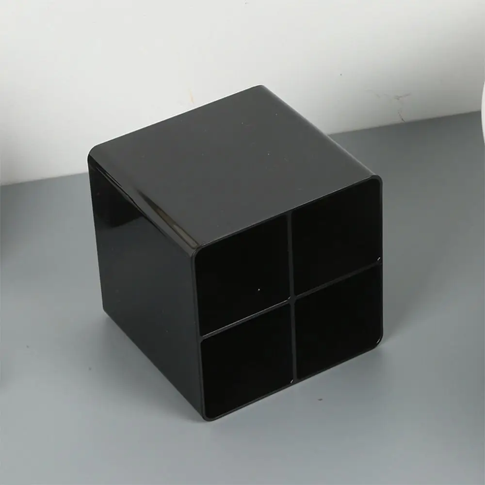 Simple Plastic Makeup Brush Holder Black Pen Holder Desktop Organizer Students view 4