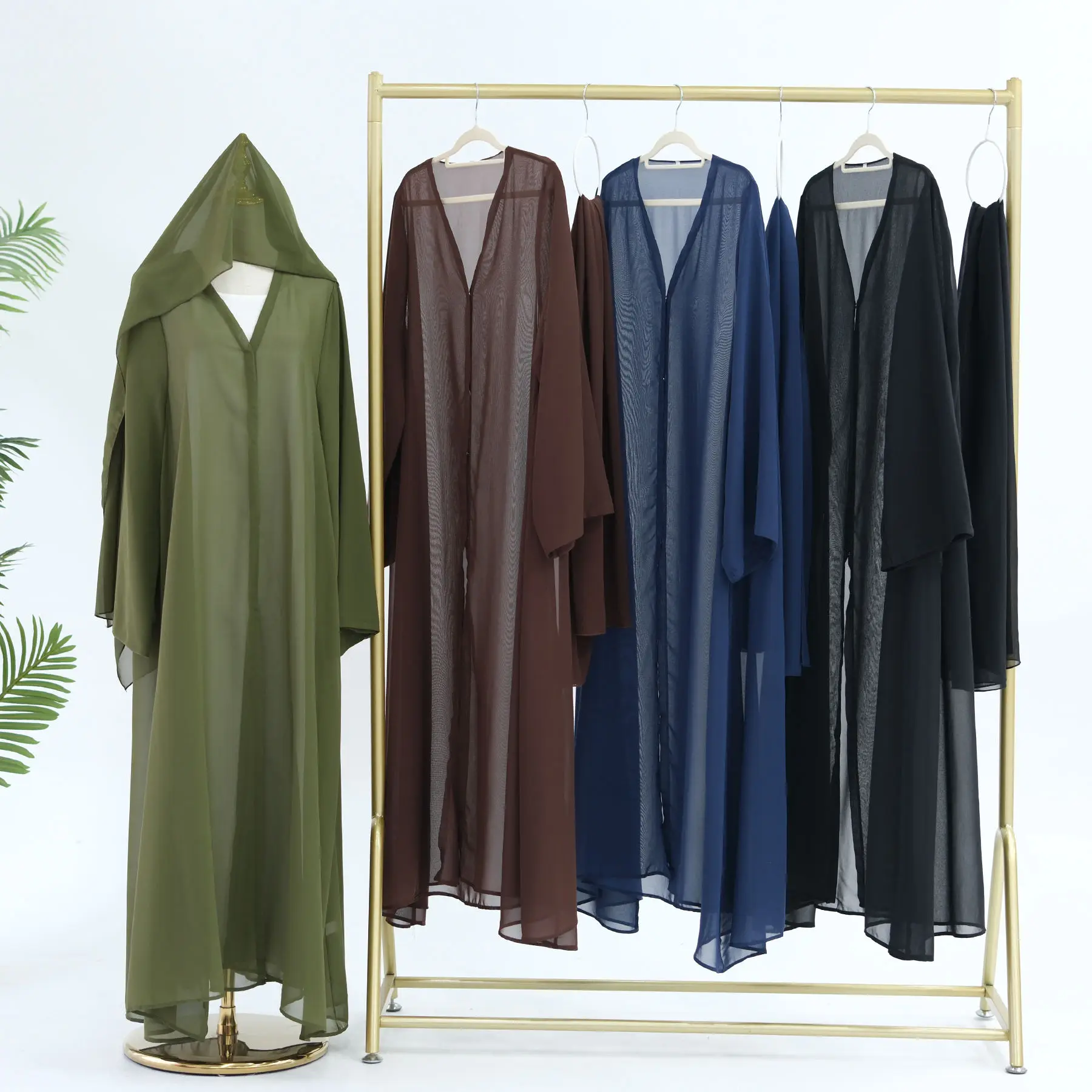 Luxury Hijab Dress Muslim Sets for Women Dubai Abaya Turkey Kaftan Kebaya Islam Clothing Femme Musulmane Jalabiya Robe Vestidos