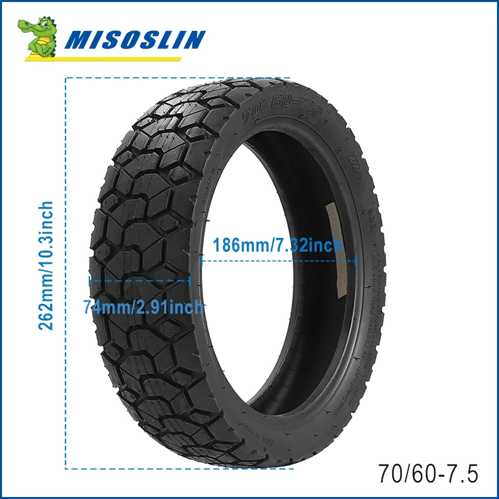 11-Inch 70/60-7.5 Tubeless Off-Road Tire for Ninebot ZT3 ZT3 Pro Electric Scooter Off-Road Vacuum Tyres Replacement Accessories