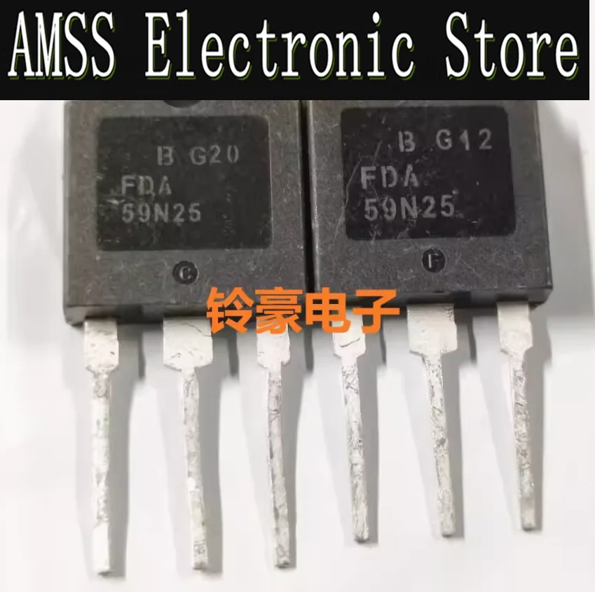 AMSS 5PCS: digunakan 59N25 FDA59N25 diimpor Transistor LCD yang umum digunakan