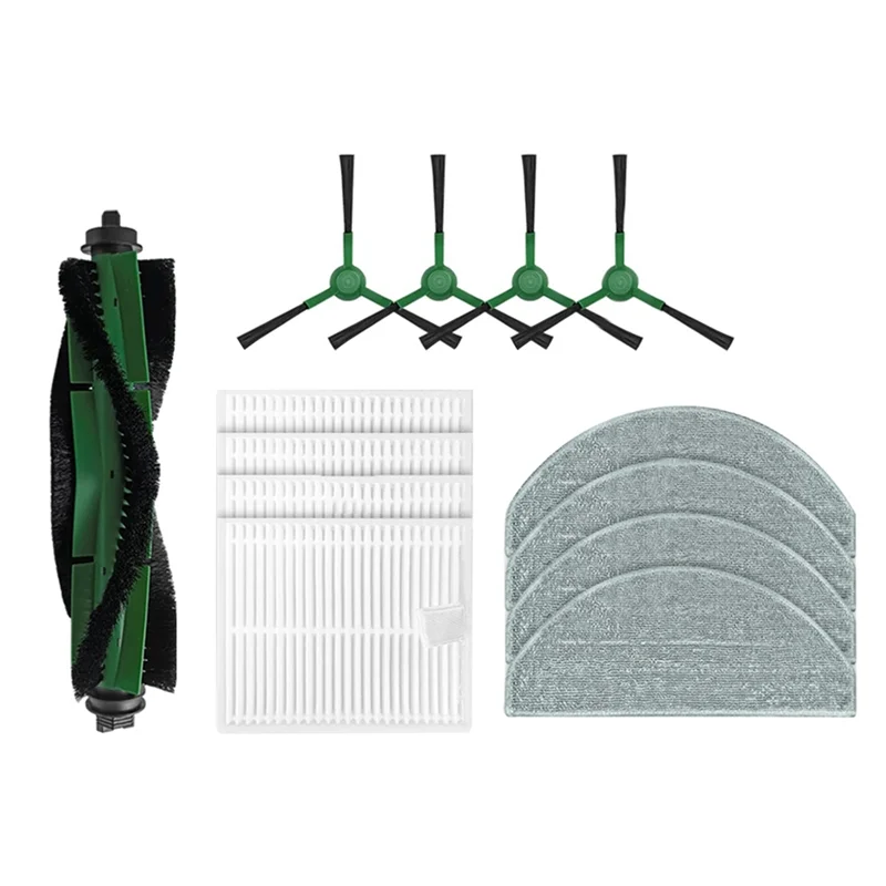 M17K-For Irobot Roomba Combo Essential / Vac Essential Replacement Parts Accessories Main Side Brush Filter Mop Cloth