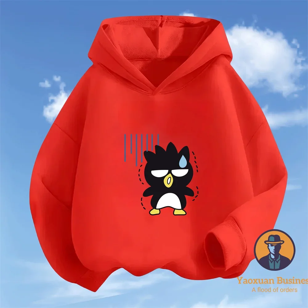 

2-14Y Skin Friendly 2-14Y Pure Cotton BADBADTZ MARU Hoodie Autumn Winter Casual Kidswear