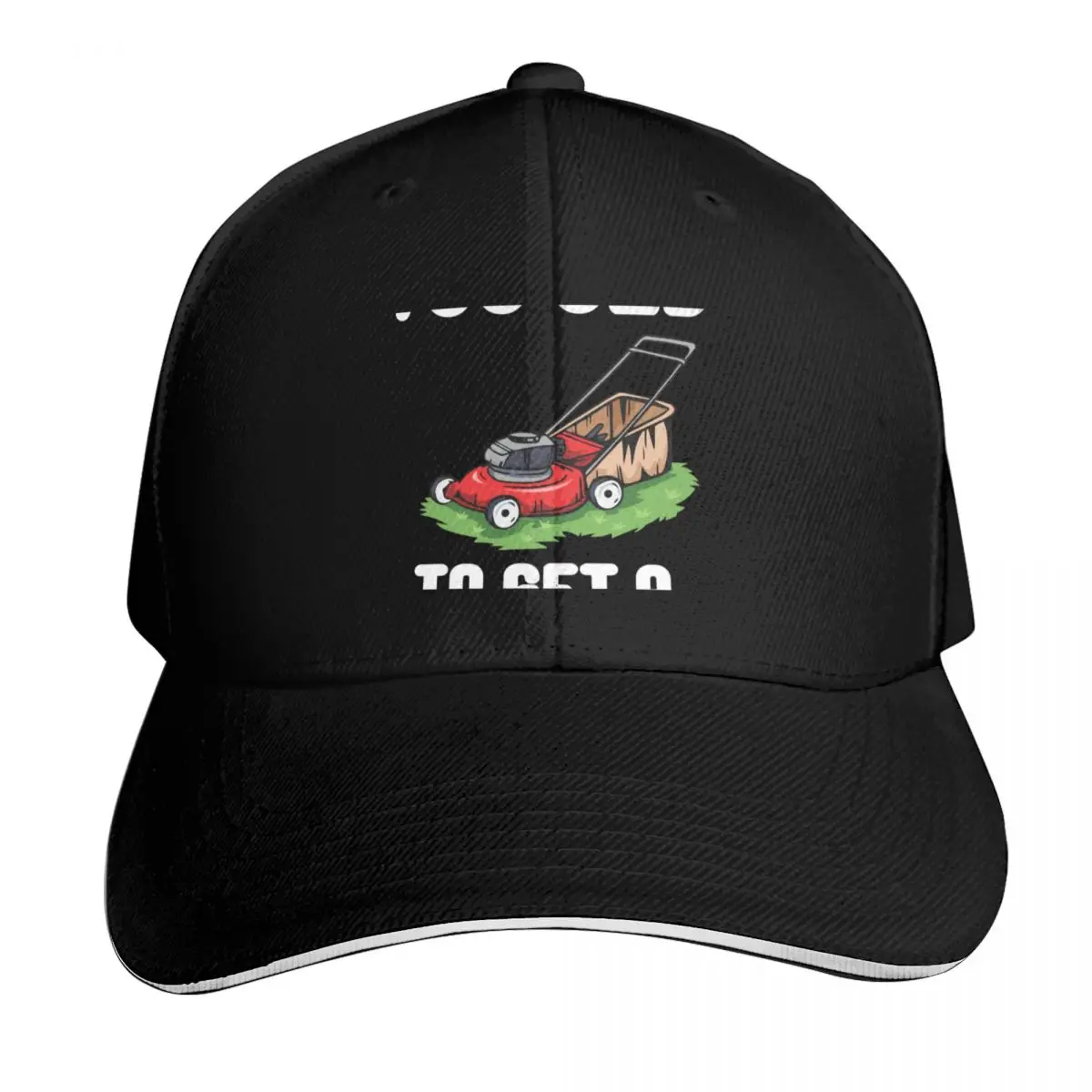 Gardening T Shirt Lawn Mowing Retirement Gardener Lawnmower Garden Gifts Tee Baseball Cap Men Women Casual Summer Sport Sun Cap