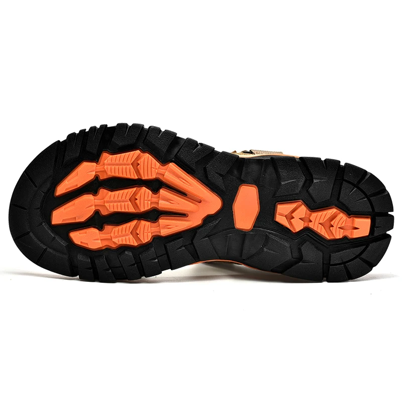 Outdoor Herren Sandalen rutsch feste Gummi Wanders andalen plus Größe Sommerschuhe für Männer