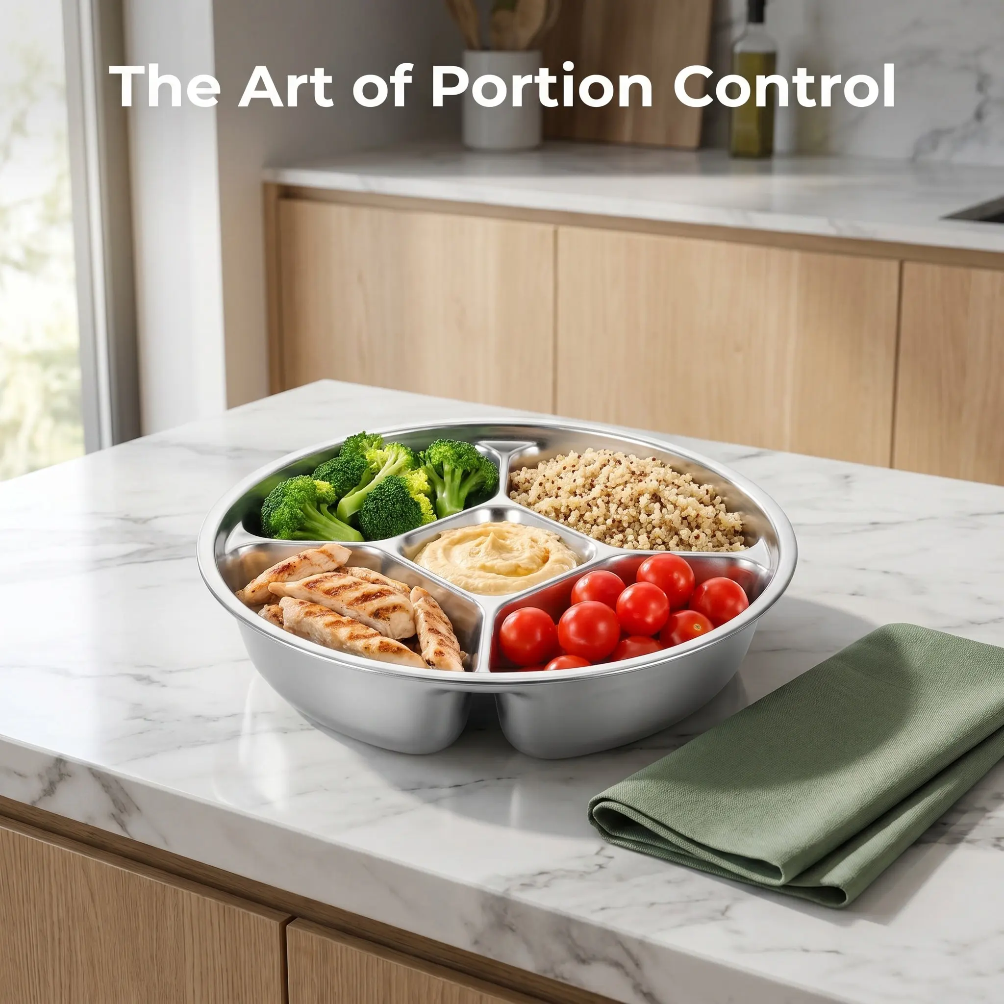 5-Section Stainless Steel Port - Meal Prep Weight Loss review and price