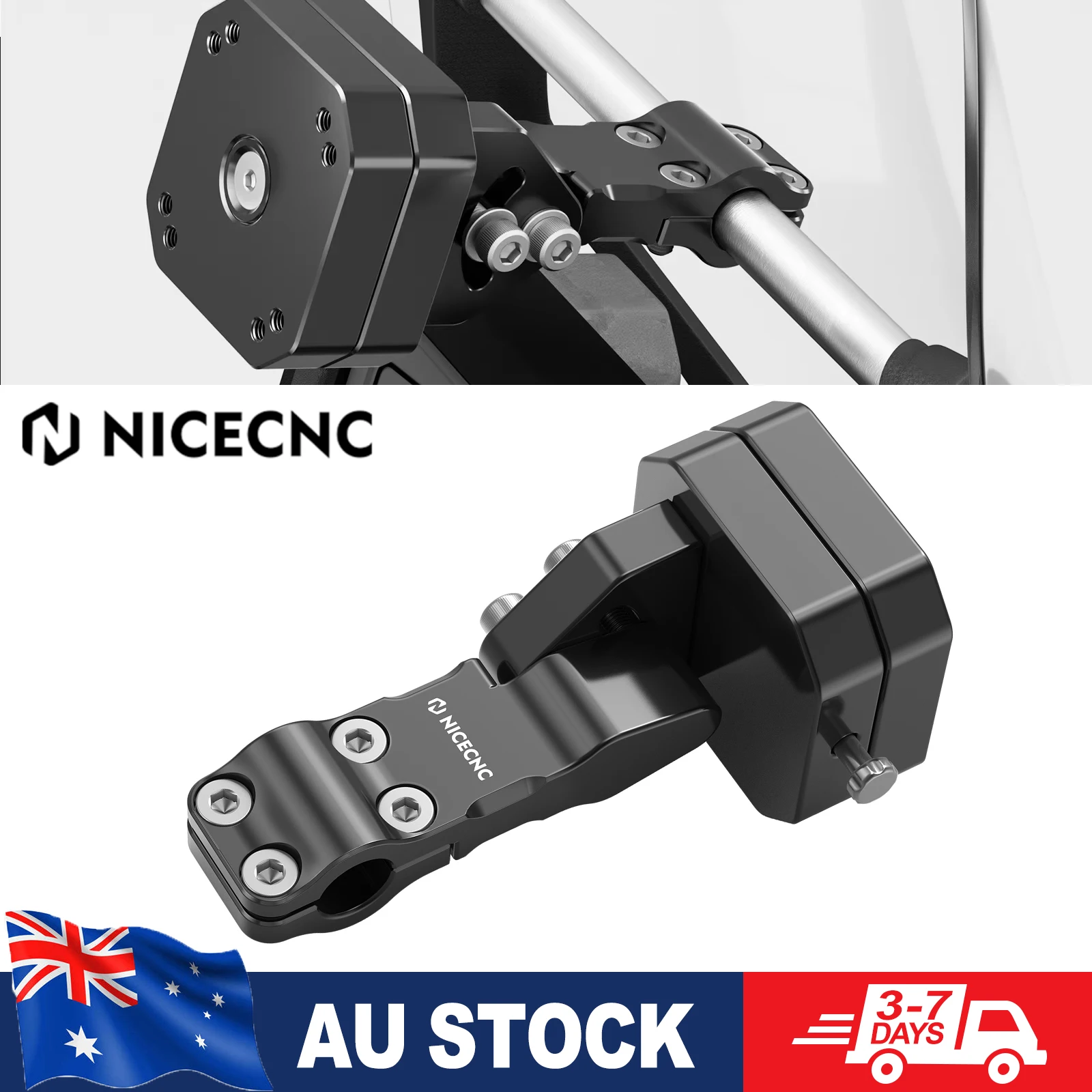 

Для Yamaha Tenere 700 XTZ700 Super Tenere XTZ1200 12 мм вращающийся удлинитель AMPS кронштейн для BMW R1200GS R1250GS R1300GS GSA