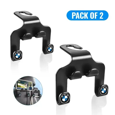 Car Seat Headrest Hook multifunctional Storage Mobile Phone Holder For BMW F07 F48 F39 F34 F40 F45 F46 G30 G20 G32 E70 E71 E66 8 best sales f45 bmw - №8