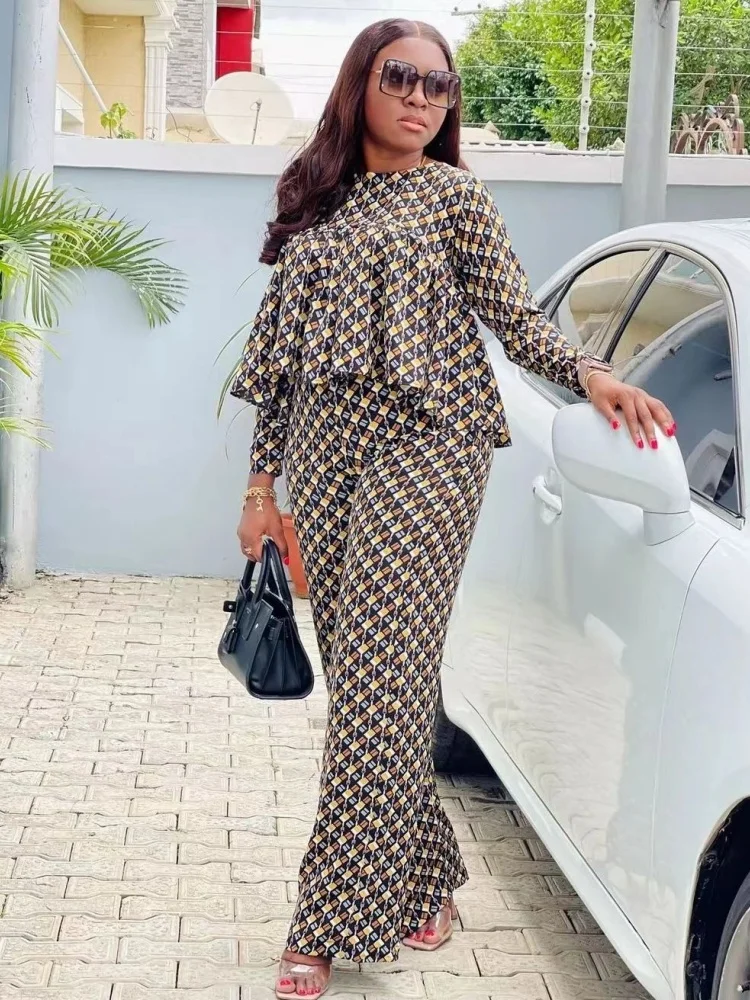 Wmstar Two Piece Set Women Wholesale Clearance Item Non Refundable Non Exchangeable Large Sized Printed of Popular Fashion