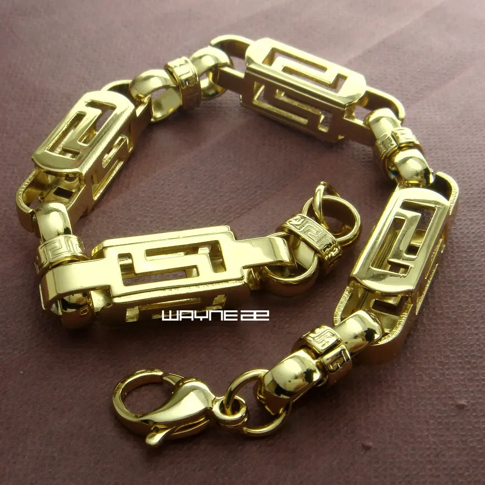 (b166) Men Stainless Steel trendy Bracelet