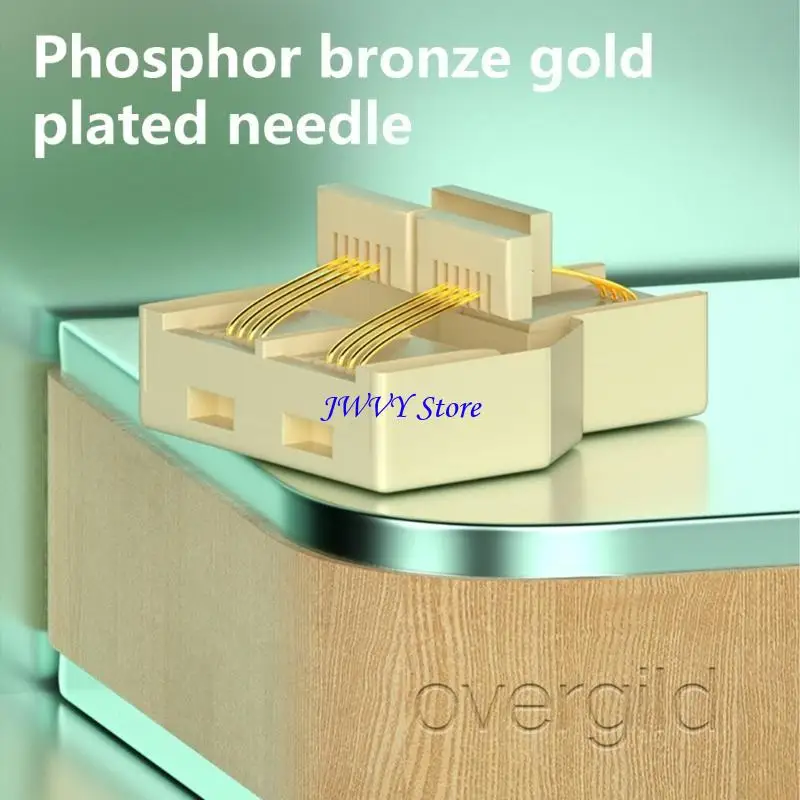 573A効率的なRJ11電話スプリッターアダプター電話スプリッターでは、明確にするための信号分解を最小限に抑える6p4c/ 6p2c