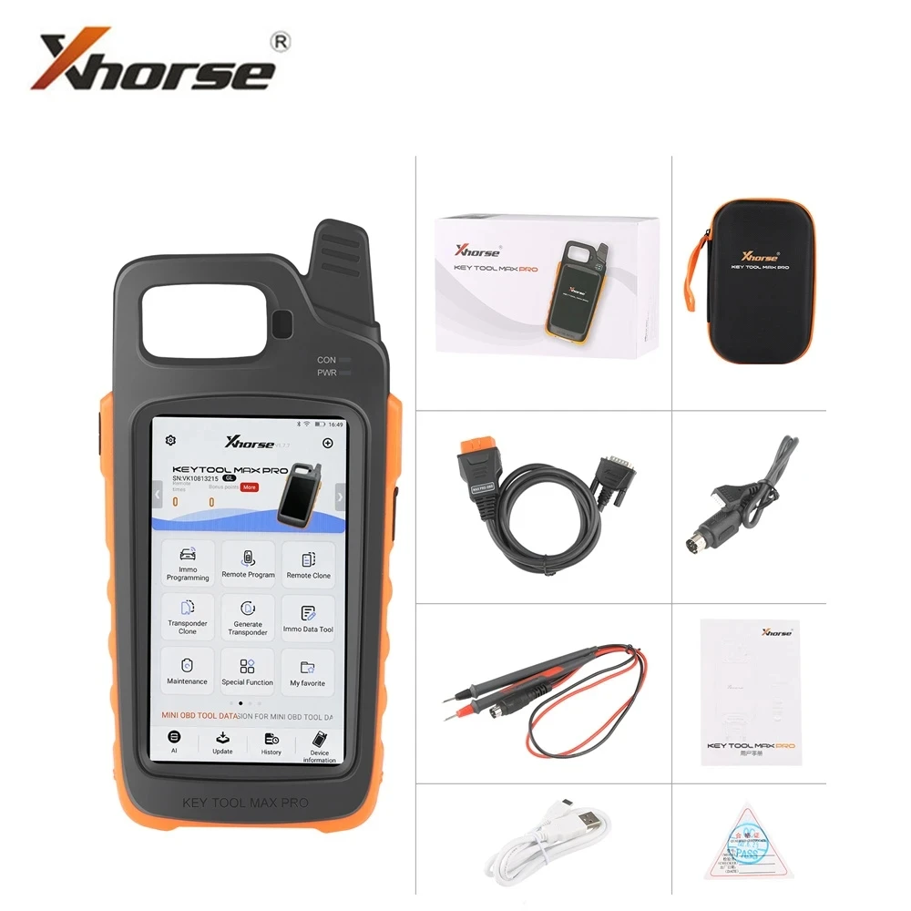 Xhorse VVDI Key Tool Max Pro With MINI OBD Tool Function Support Read Voltage and Leakage Current