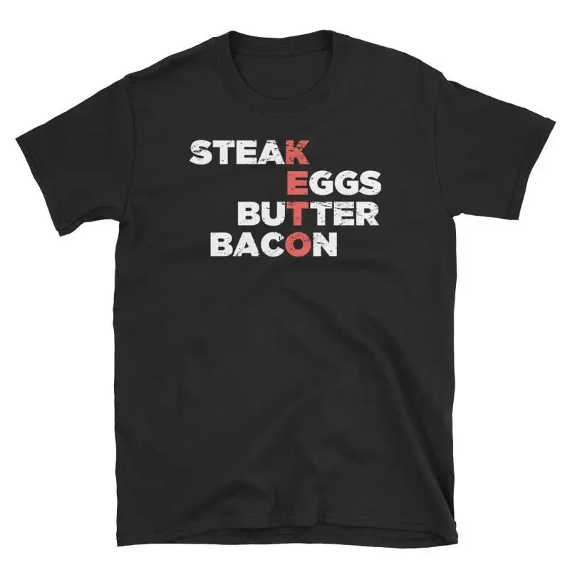 Funny Keto T Shirt Ketosis Ketones Ketogenic DieT Steak