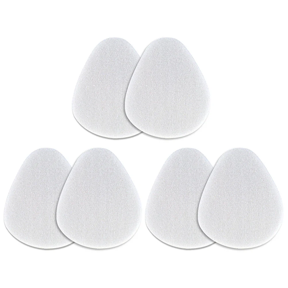 

3 Pairs Half Size Pad Thicken Women's Shoe Inserts Shoe Pads Cashmere Wool Heel Pads Sticky