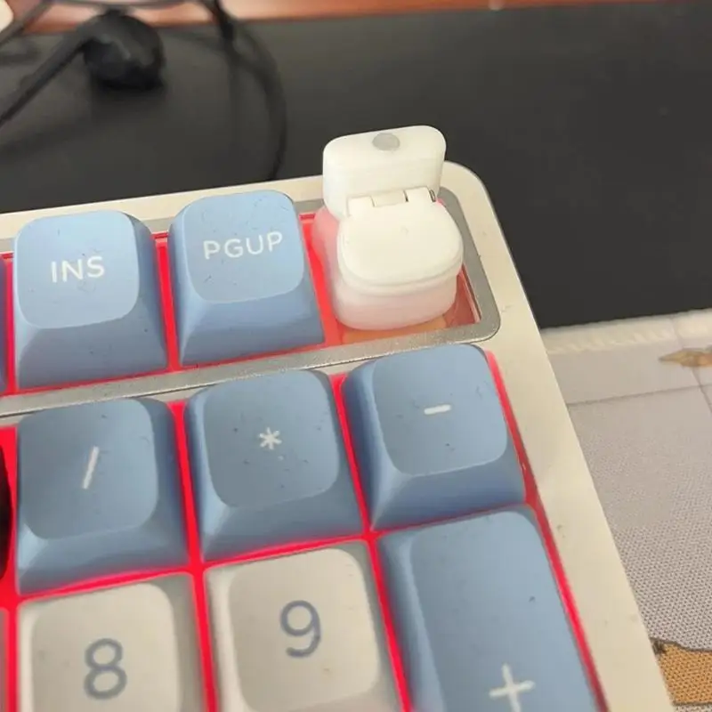 Whimsical ABS Plastic Toilet Keycap For Mechanical Keyboard With Unique Open Top Design