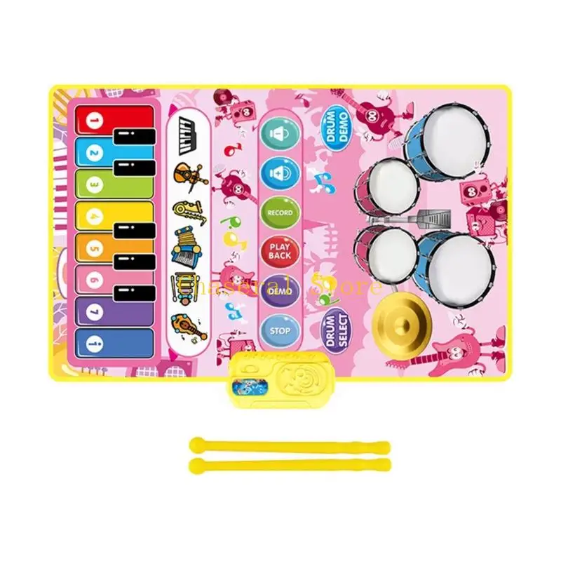 E7CE Touch Mat piano activado para desarrollo infantil a través música y movimiento