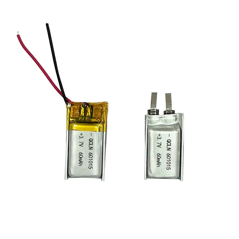 Factory direct supply QCLN601015 polymer lithium battery 50mAh smart watch bluetooth headset battery battery cells