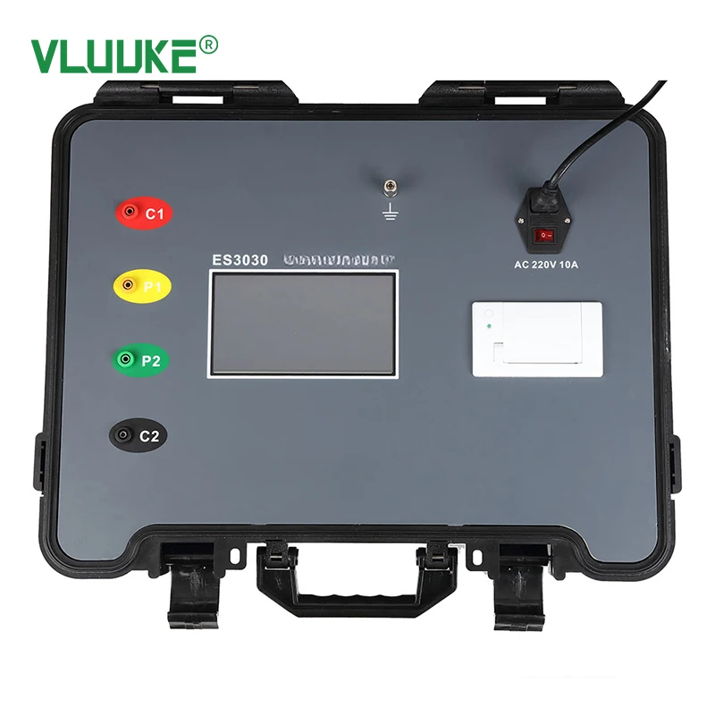  ES3030 High Definition Digital Only Large-scale Ground Network Tester 5-inch Touch Screen 400V Max Output 0.2 Accuracy