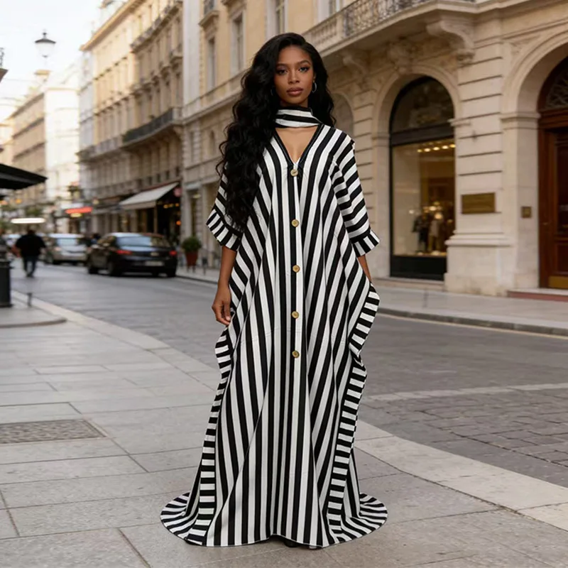 Übergröße Afrikanische Partykleider für Damen 2026 Neue Mode Dashiki Ankara Hochzeits-Abendkleid Eleganter Kaftan Muslimisches Maxikleid