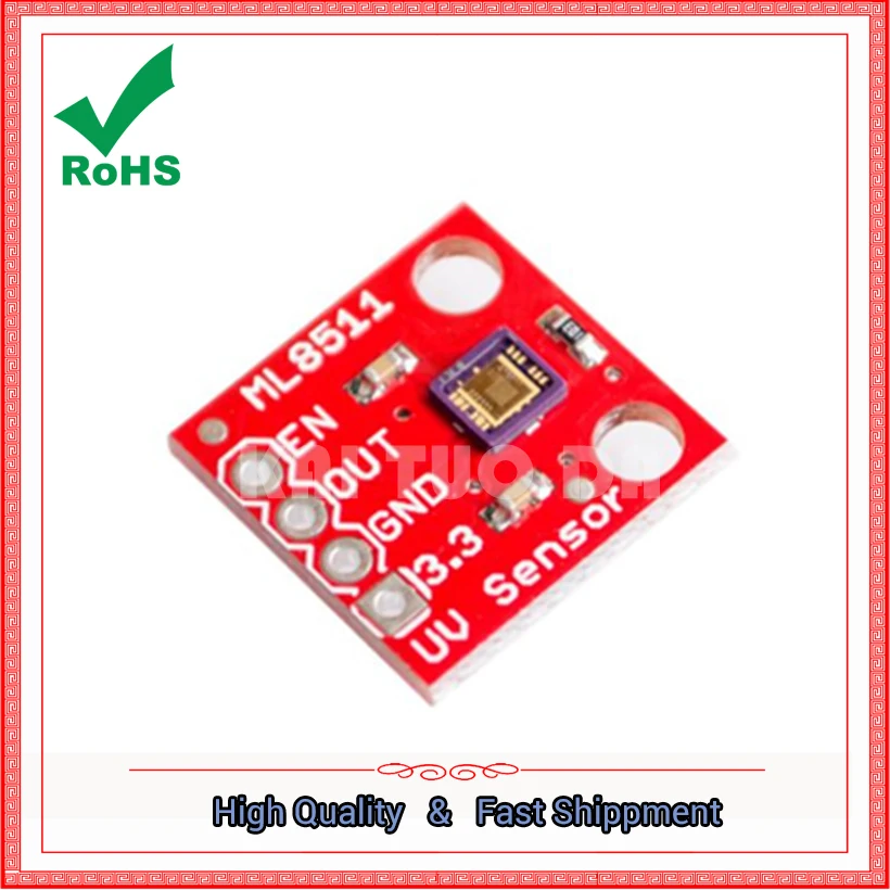 UV Detection Module UV Sensor Breakout - ML8511 UVB Radiation Detection Module Board