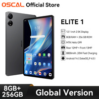 2024 OSCAL ELITE 1 Tablet Android 14 Blackview 12.1 inch 2.5K Display MTK Helio G99 8GB 256GB 8800mAh Battery 33W Fast Charging