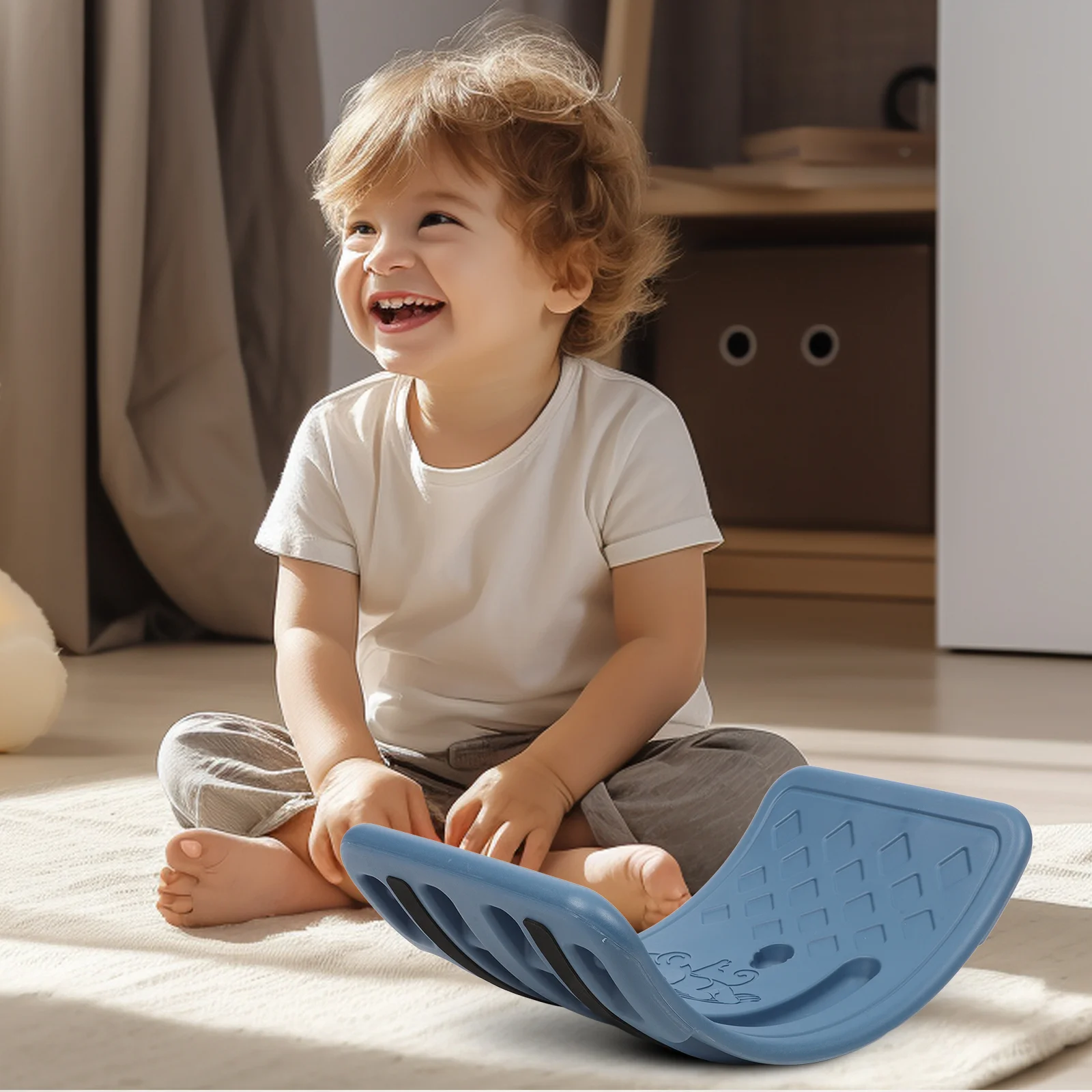 Almohadilla de equilibrio para niños, tabla de equilibrio, juguetes para entrenamiento, balancín de plástico