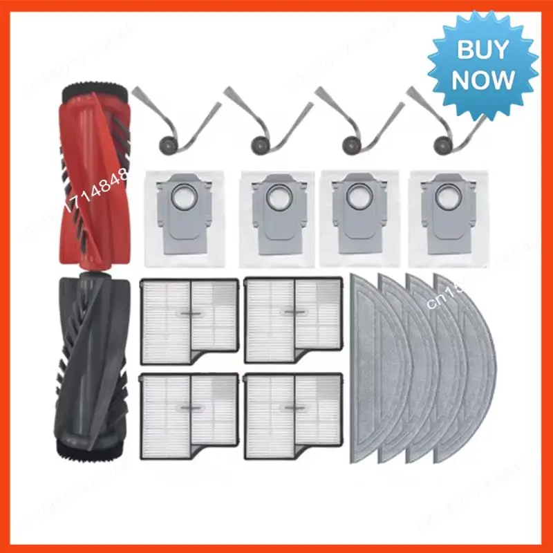Conjunto de limpeza abrangente BISM de 18 peças para Roborock Saros 10/G30/S9 Maxv Ultra: filtros HEPA, escovas, esfregões, saco de pó