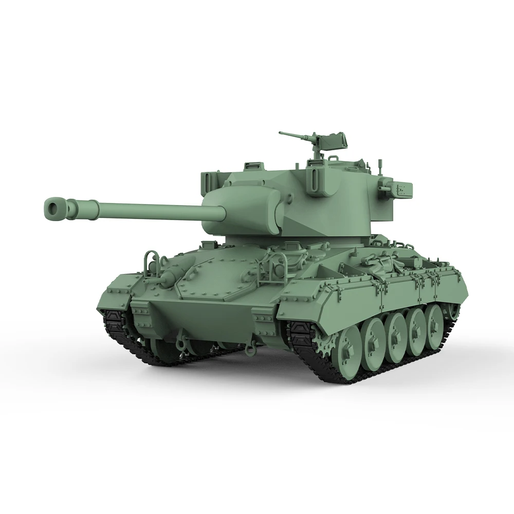 SSMODEL SS144513 1/144 vojenské modelka souprava nám M24E2 super chaffee lehký komora