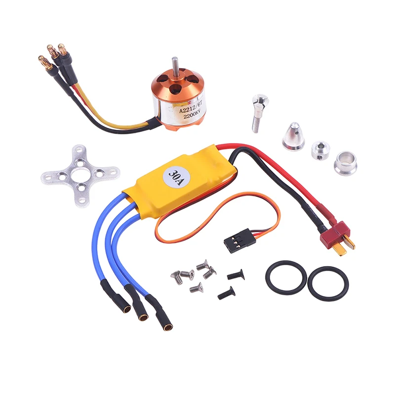 Model aircraft accessories Brushless Motor with 30A Brushless ESC Motor Speed Controller for RC Drone