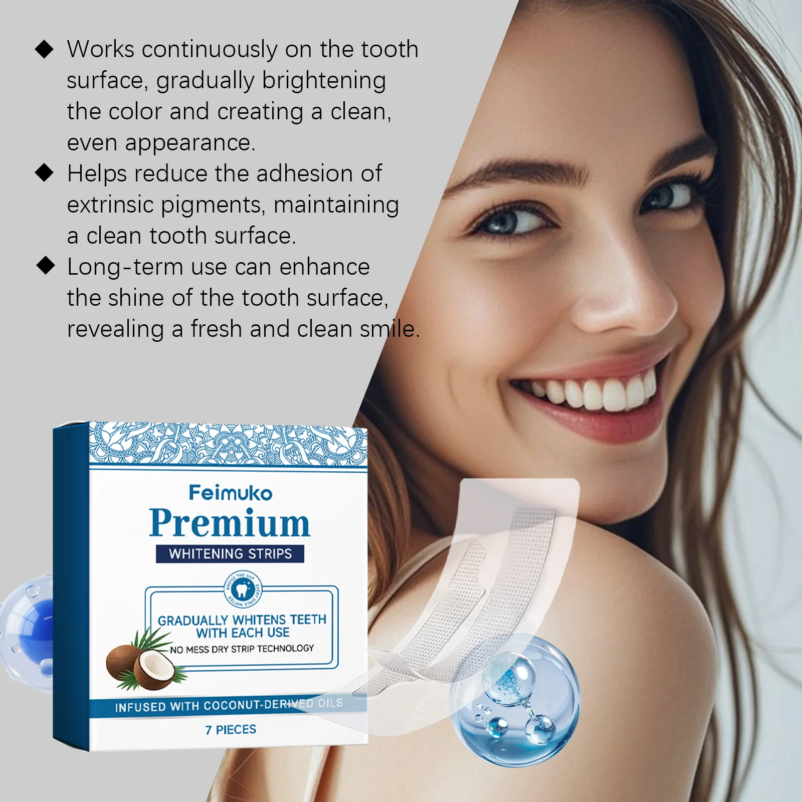 Teeth Stains Removal Strips De - огляд і ціна Coffee Tea For Plants