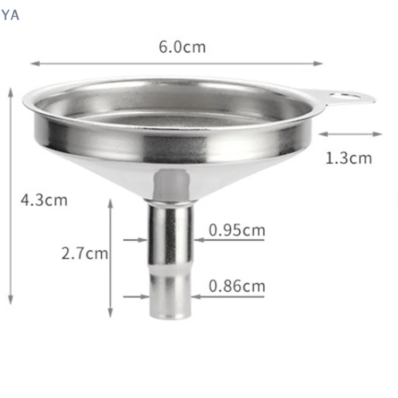 [FN]1pc Funnel Stainless Steel Filling Hip Flask Beer Liquid Oil Tools Small Mouth
